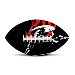 Spartan Warrior Print Rugby Ball