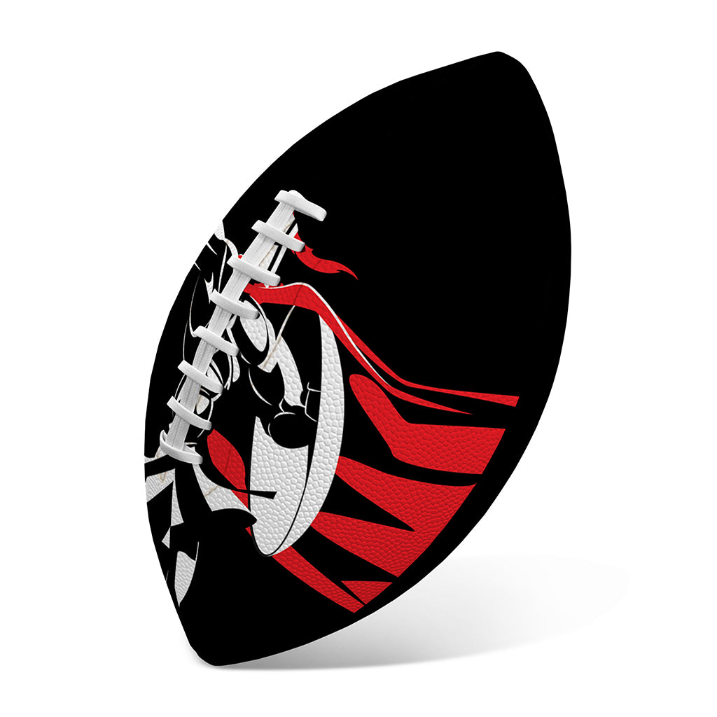 Spartan Warrior Print Rugby Ball