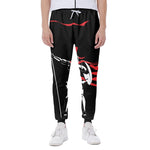 Spartan Warrior Print Scuba Joggers