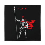 Spartan Warrior Print Silk Bandana