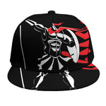 Spartan Warrior Print Snapback Cap