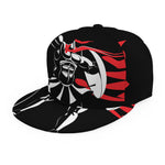 Spartan Warrior Print Snapback Cap