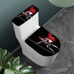 Spartan Warrior Print Toilet Lid And Tank Cover Set