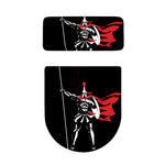 Spartan Warrior Print Toilet Lid And Tank Cover Set