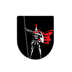 Spartan Warrior Print Toilet Lid Cover