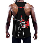 Spartan Warrior Print Training Tank Top