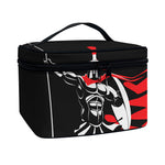 Spartan Warrior Print Travel Makeup Bag