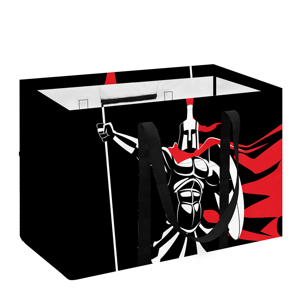 Spartan Warrior Print Utility Tote Bag
