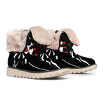 Spartan Warrior Print Winter Boots
