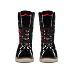 Spartan Warrior Print Winter Boots