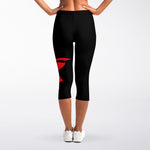 Spartan Warrior Print Women's Capri Leggings