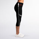 Spartan Warrior Print Women's Capri Leggings