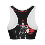 Spartan Warrior Print Women's Sports Bra