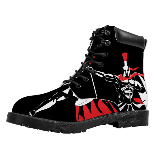 Spartan Warrior Print Work Boots