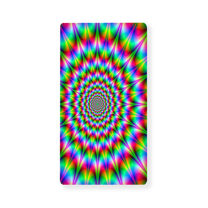 Spiky Psychedelic Optical Illusion Baby Crib Sheet
