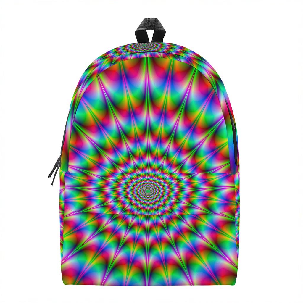 Spiky Psychedelic Optical Illusion Backpack
