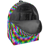 Spiky Psychedelic Optical Illusion Backpack