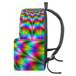 Spiky Psychedelic Optical Illusion Backpack