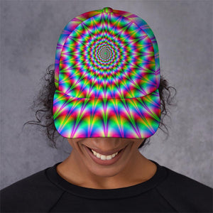 Spiky Psychedelic Optical Illusion Baseball Cap