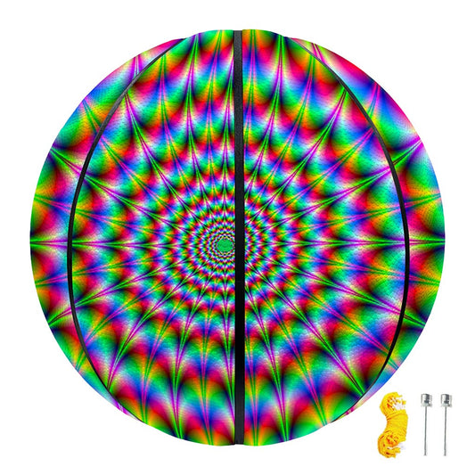Spiky Psychedelic Optical Illusion Basketball