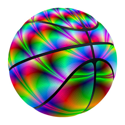 Spiky Psychedelic Optical Illusion Basketball