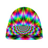 Spiky Psychedelic Optical Illusion Beanie