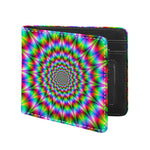 Spiky Psychedelic Optical Illusion Bifold Wallet