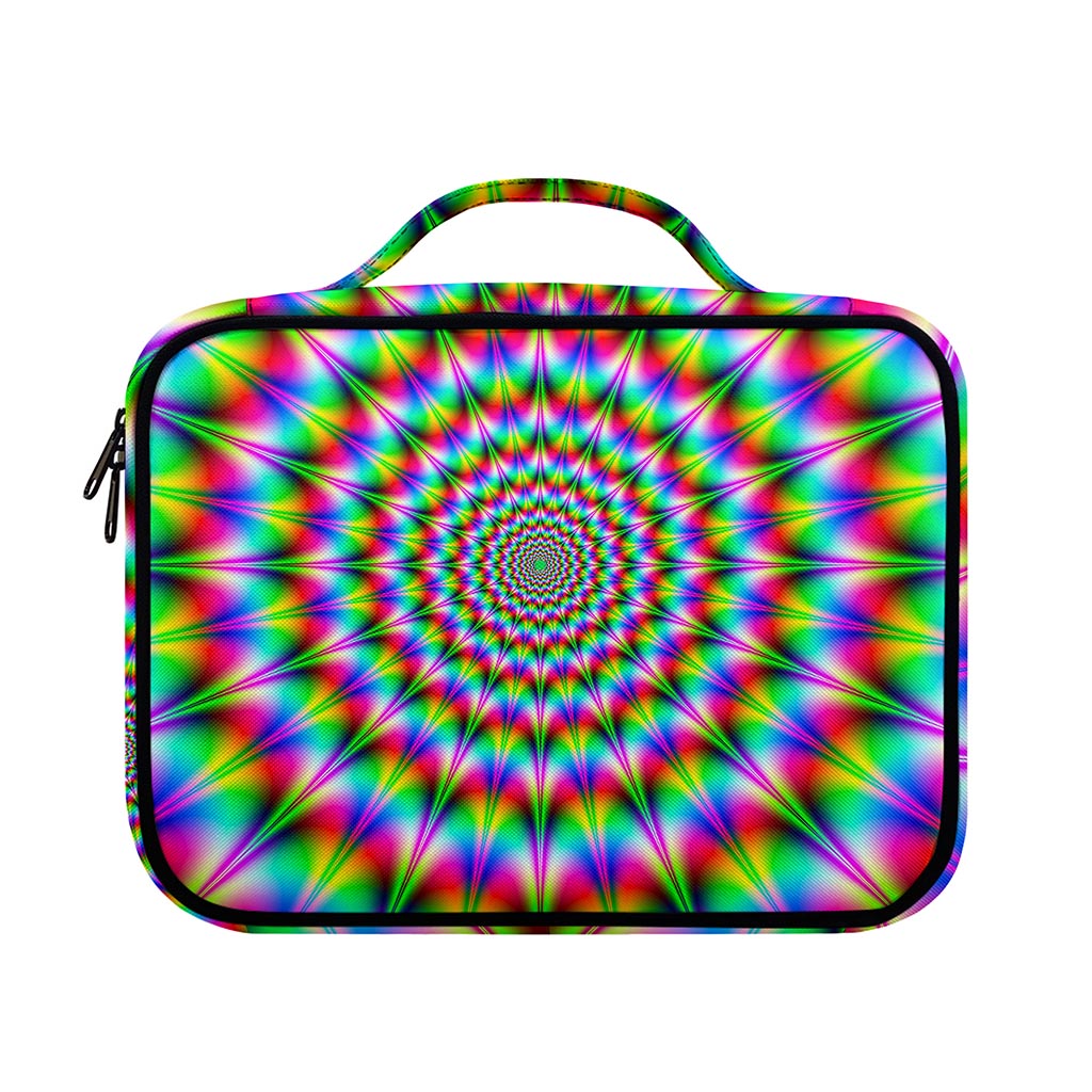 Spiky Psychedelic Optical Illusion Briefcase Bible Bag