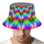 Spiky Psychedelic Optical Illusion Bucket Hat