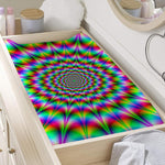 Spiky Psychedelic Optical Illusion Changing Pad Cover