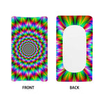 Spiky Psychedelic Optical Illusion Changing Pad Cover