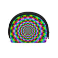 Spiky Psychedelic Optical Illusion Coin Purse