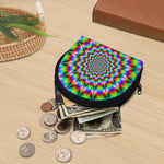 Spiky Psychedelic Optical Illusion Coin Purse