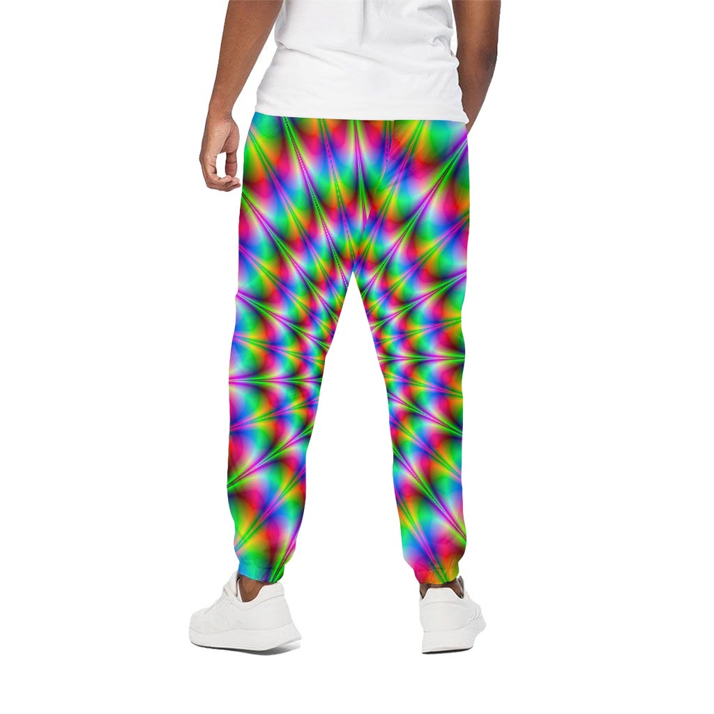 Spiky Psychedelic Optical Illusion Cotton Pants