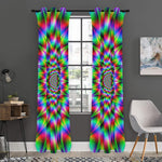 Spiky Psychedelic Optical Illusion Curtain