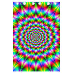 Spiky Psychedelic Optical Illusion Curtain