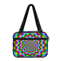 Spiky Psychedelic Optical Illusion Double Strap Bible Bag