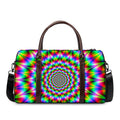 Spiky Psychedelic Optical Illusion Duffel Bag
