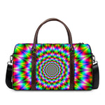 Spiky Psychedelic Optical Illusion Duffle Bag