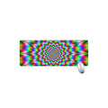 Spiky Psychedelic Optical Illusion Extended Mouse Pad