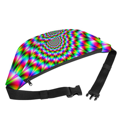 Spiky Psychedelic Optical Illusion Fanny Pack