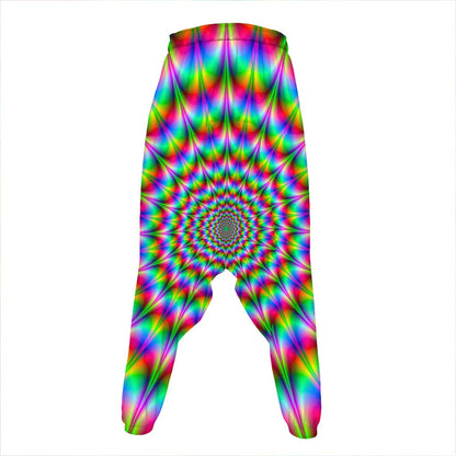 Spiky Psychedelic Optical Illusion Hammer Pants