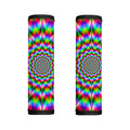 Spiky Psychedelic Optical Illusion Handle Covers