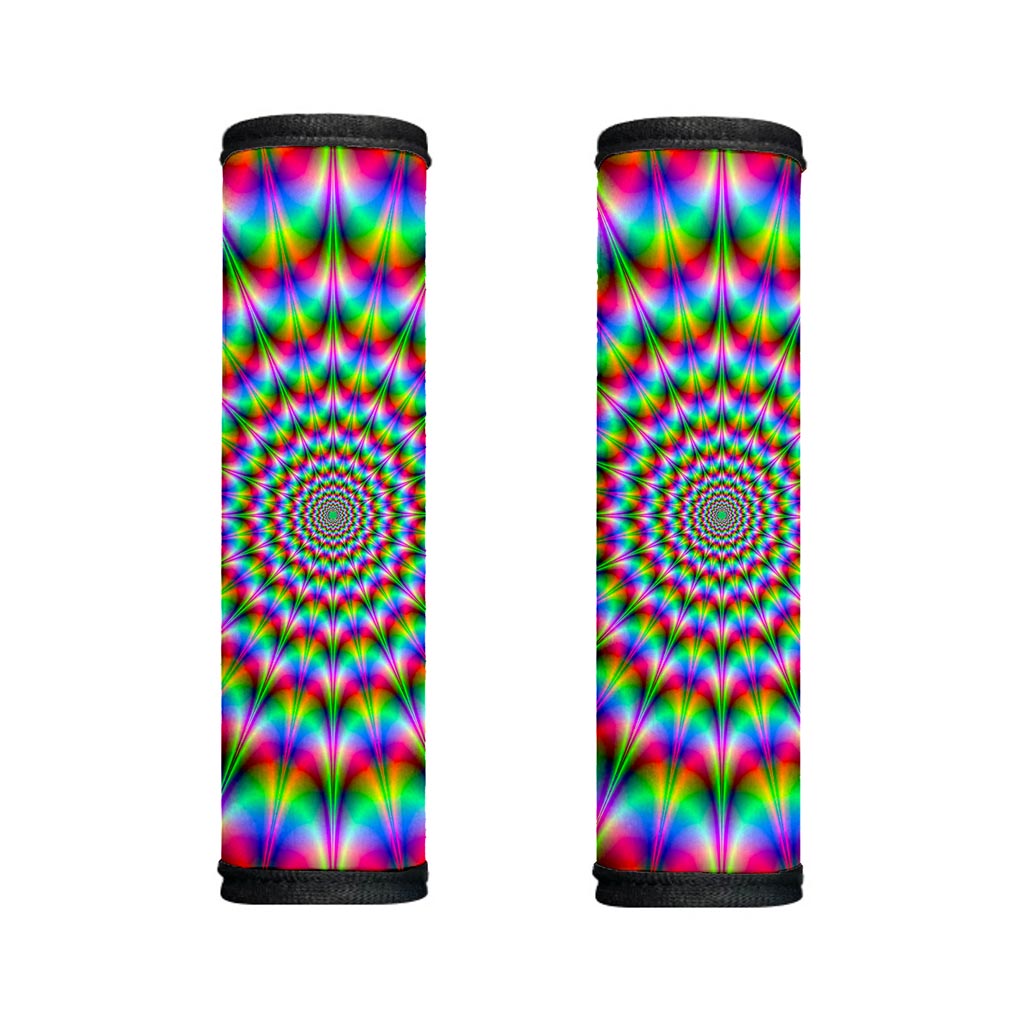 Spiky Psychedelic Optical Illusion Handle Covers