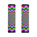 Spiky Psychedelic Optical Illusion Handle Covers