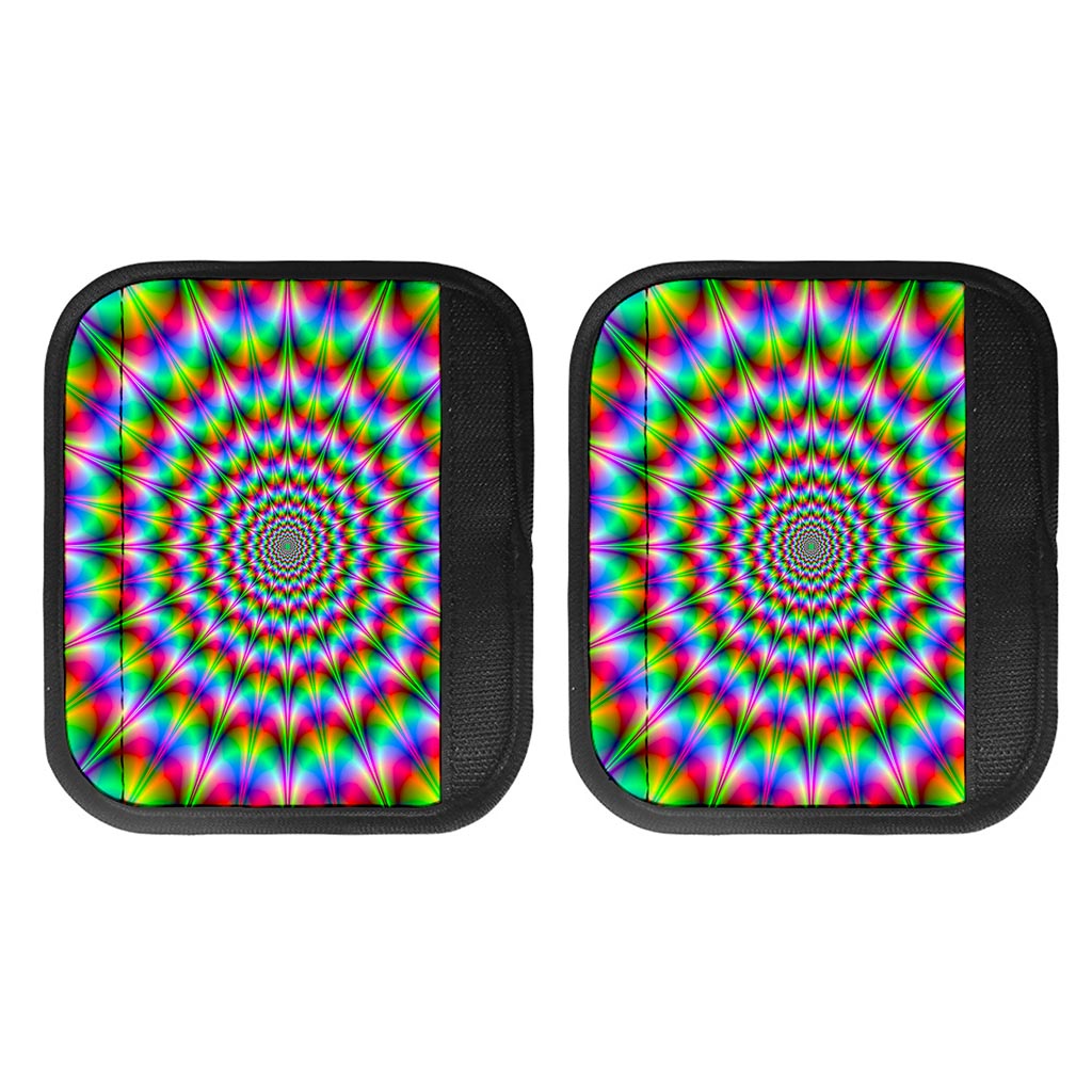 Spiky Psychedelic Optical Illusion Handle Covers