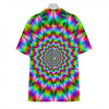 Spiky Psychedelic Optical Illusion Hawaiian Shirt