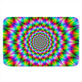 Spiky Psychedelic Optical Illusion Indoor Door Mat