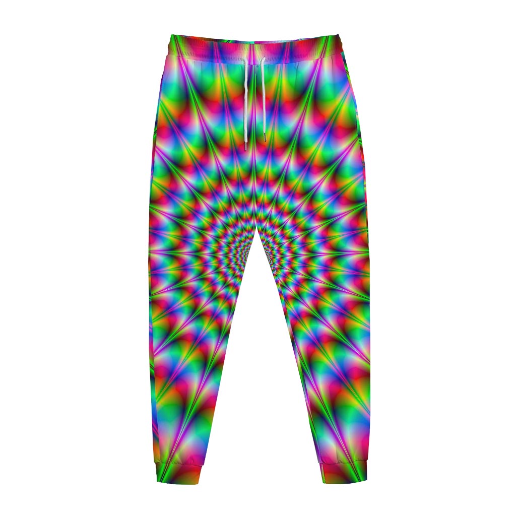 Spiky Psychedelic Optical Illusion Jogger Pants