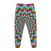 Spiky Psychedelic Optical Illusion Jogger Pants